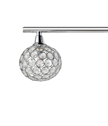 Maeve Iron/Glass Contemporary Glam LED Vanity Light